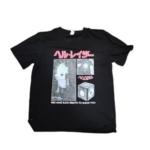 Hellraiser Pinhead T-shirt Black Medium Size Men New